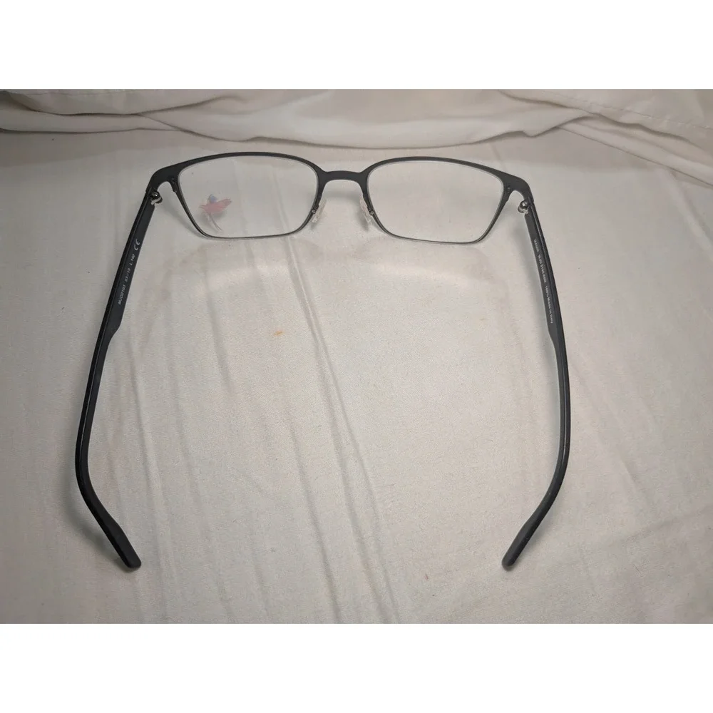 Maui Jim MJO 2103-80M 53-19-140 Mens Eyeglasses Frames Pewter Brown Woodgrain